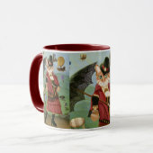 Steampunk Cat Victoriaans Gothic Fantasy Art Mok (Voorkant links)