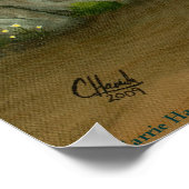 Steampunk Cat Victoriaans Portret Gothic Art afdru Poster (Hoek)