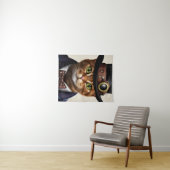 Steampunk Cat Wandkleed (In Situ (horizontaal))