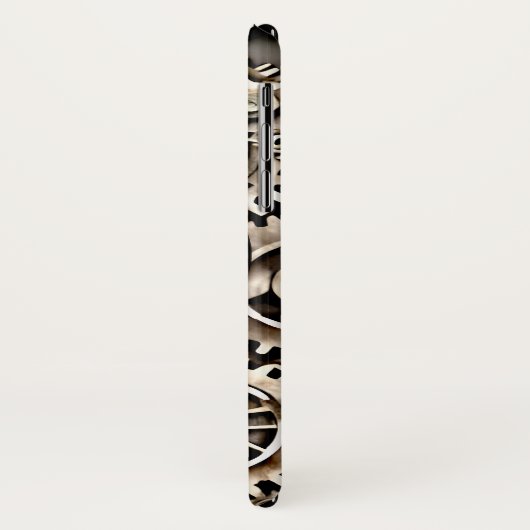 Steampunk Cat Wearing Goggles - iPhone X Hoesje (Achterkant/links)