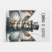 Steampunk Caterpillar Theedoek (Horizontaal)