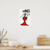Steampunk Catrina, Dia de los Muertos poster (Keuken)