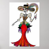 Steampunk Catrina, Dia de los Muertos poster (Voorkant)