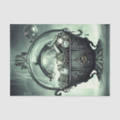 Steampunk Cauldron met Crystal Ball en Orbs Tissuepapier (Voorkant)