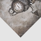  Steampunk Cauldron Spell Boeken en Klokken Tissuepapier (Detail)