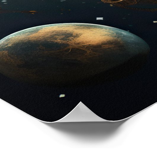 Steampunk Celestial Art Poster (Hoek)