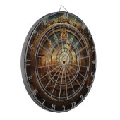 Steampunk Celestial Dartboard Dartbord (Voorkant Links)
