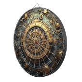 Steampunk Celestial Dartboard Dartbord (Voorkant Rechts)