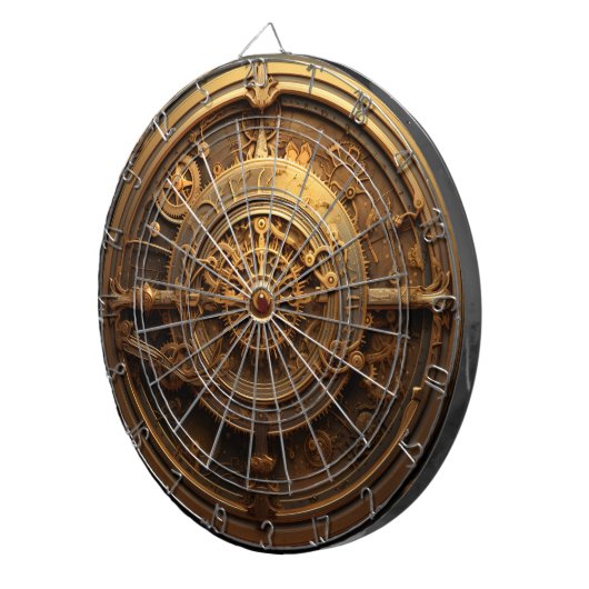 Steampunk Celestial Dartboard Dartbord (Voorkant Rechts)