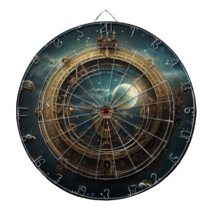 Steampunk Celestial Dartboard Dartbord
