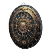 Steampunk Celestial Dartboard Dartbord (Voorkant Rechts)