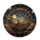 Steampunk Celestial Dartboard Dartbord (Voorkant)
