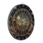 Steampunk Celestial Dartboard Dartbord (Voorkant Links)