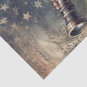 Steampunk Celestial Explorer Gnome Tissuepapier (Detail)