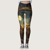 Steampunk Celestial Leggings (Voorkant)