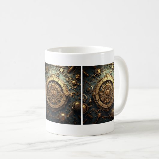 Steampunk Celestial Mok (Voorkant rechts)