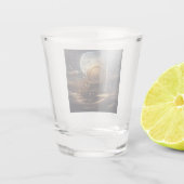 Steampunk Celestial Shot Glass Glas (Achterkant)