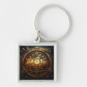 Steampunk Celestial Sleutelhanger (Voorkant)