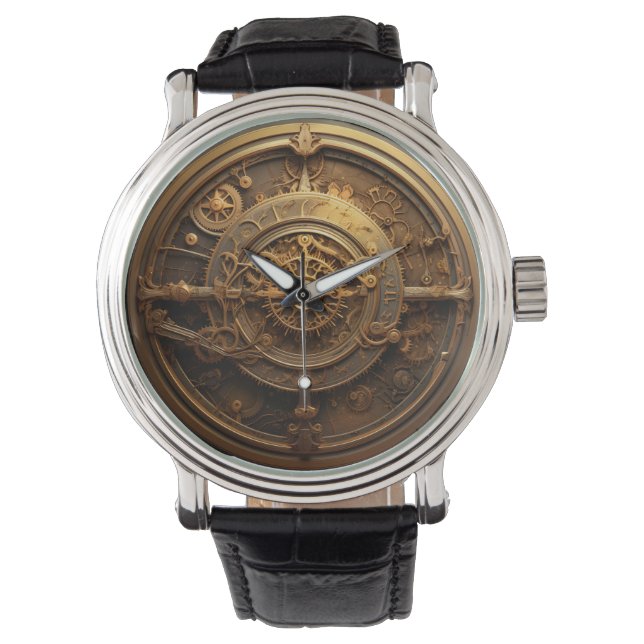 Steampunk Celestial Watch Horloge (Voorkant)