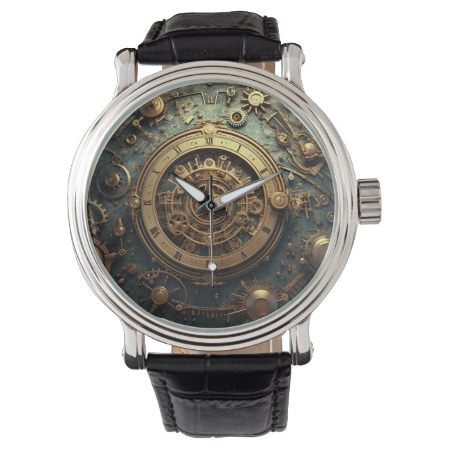 Steampunk Celestial Watch Horloge (Voorkant)