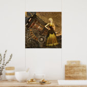 Steampunk - Ceris Telescopic Dreams Poster (Keuken)
