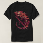 Steampunk chameleon Gothic tees (Design voorkant)