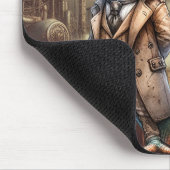 Steampunk Chameleon Muismat (Hoek)