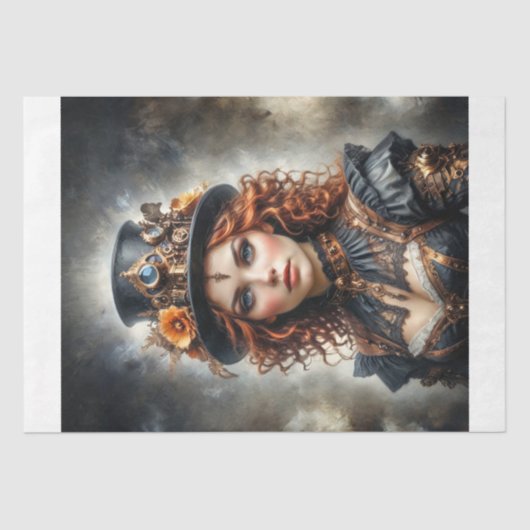 Steampunk Charm #1 Decoupage Tissuepapier (Voorkant)