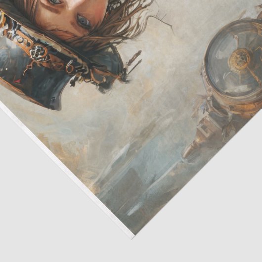 Steampunk Charm #3 Decoupage - Tissuepapier (Detail)