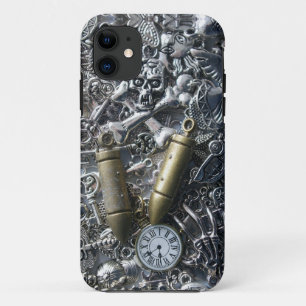 Steampunk charms iPhone 11 hoesje