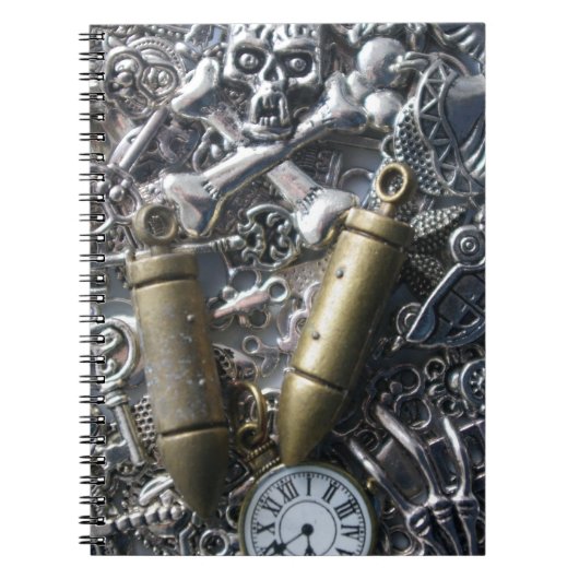 Steampunk charms notitieboek (Voorkant)