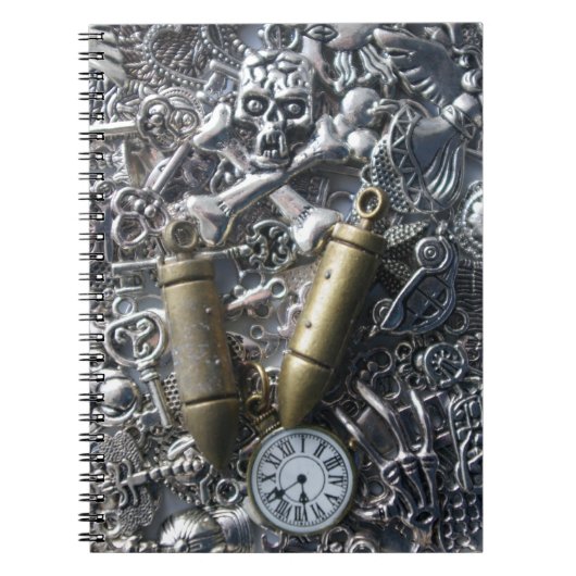 Steampunk charms notitieboek (Voorkant)