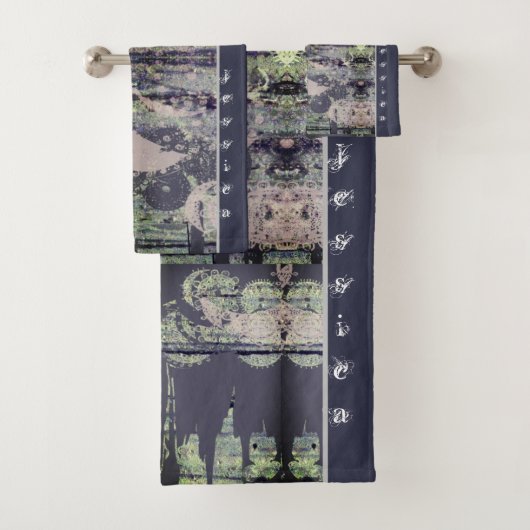 Steampunk&Chic Decay Font Bad Handdoek (Insitu)