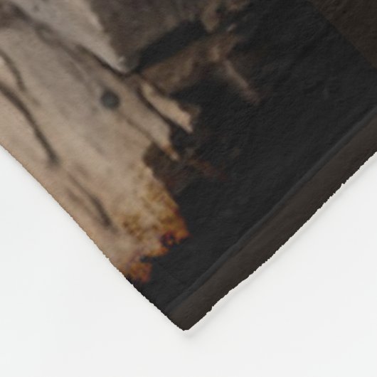 Steampunk Chihuahua en trein Fleece Deken (Hoek)