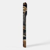 Steampunk Chihuahua Grappige langharige chi iPhone Hoesje (Rechterkant)