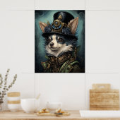 STEAMPUNK CHIHUAHUA POSTER (Keuken)