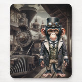 Steampunk-chimpansee Muismat (Voorkant)