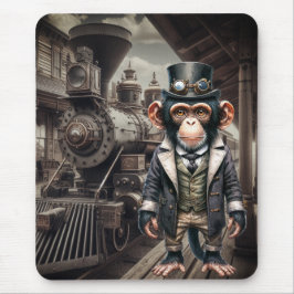 Steampunk-chimpansee Muismat