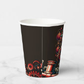 Steampunk Chinees Nieuwjaar Dragon Papieren Bekers (Rechts)