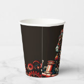 Steampunk Chinees Nieuwjaar Paard Papieren Bekers (Rechts)