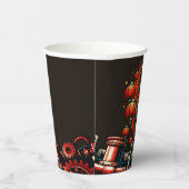 Steampunk Chinese Nieuwjaar Snake Papieren Bekers (Rechts)