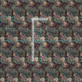 steampunk chintz druif stof (Delen)
