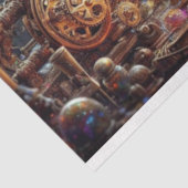 Steampunk Chipmunk Mechanische Droom Decoupage Tissuepapier (Detail)