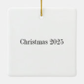 Steampunk Christmas Angel Keramisch Ornament (Achterkant)