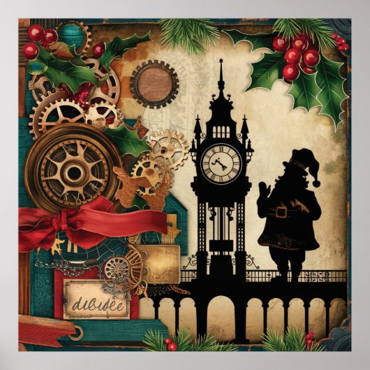 Steampunk Christmas Poster (Voorkant)