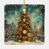 Steampunk Christmas Tree Ornament (Achterkant)