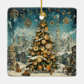 Steampunk Christmas Tree Ornament (Achterkant)