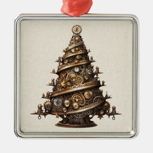 Steampunk Christmas Tree Ornament (Voorkant)