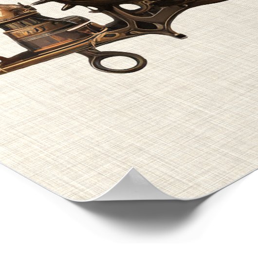 Steampunk Christmas Tree Poster (Hoek)