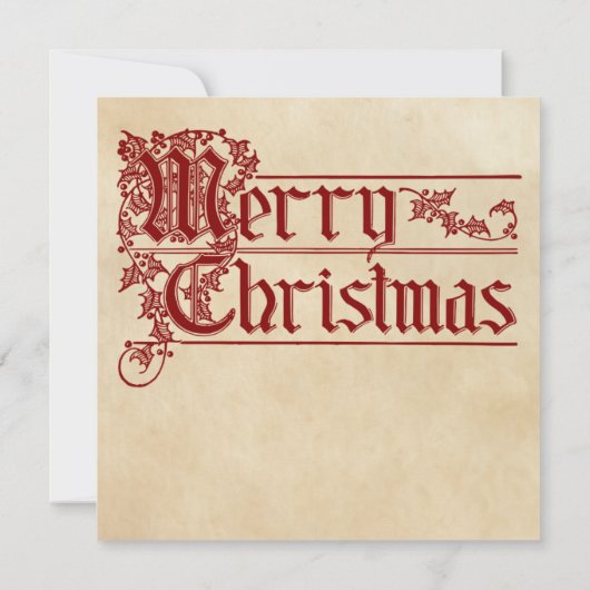 Steampunk Christmas Tree Wenskaart (Achterkant)